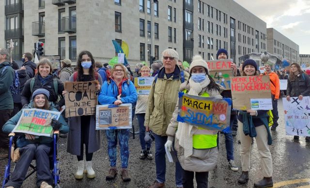 Poster photo March 2 COP26 climate demo