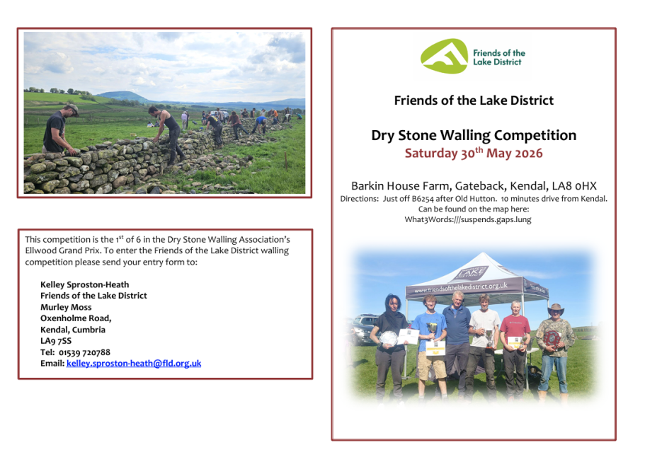 FLD dry stone walling competition