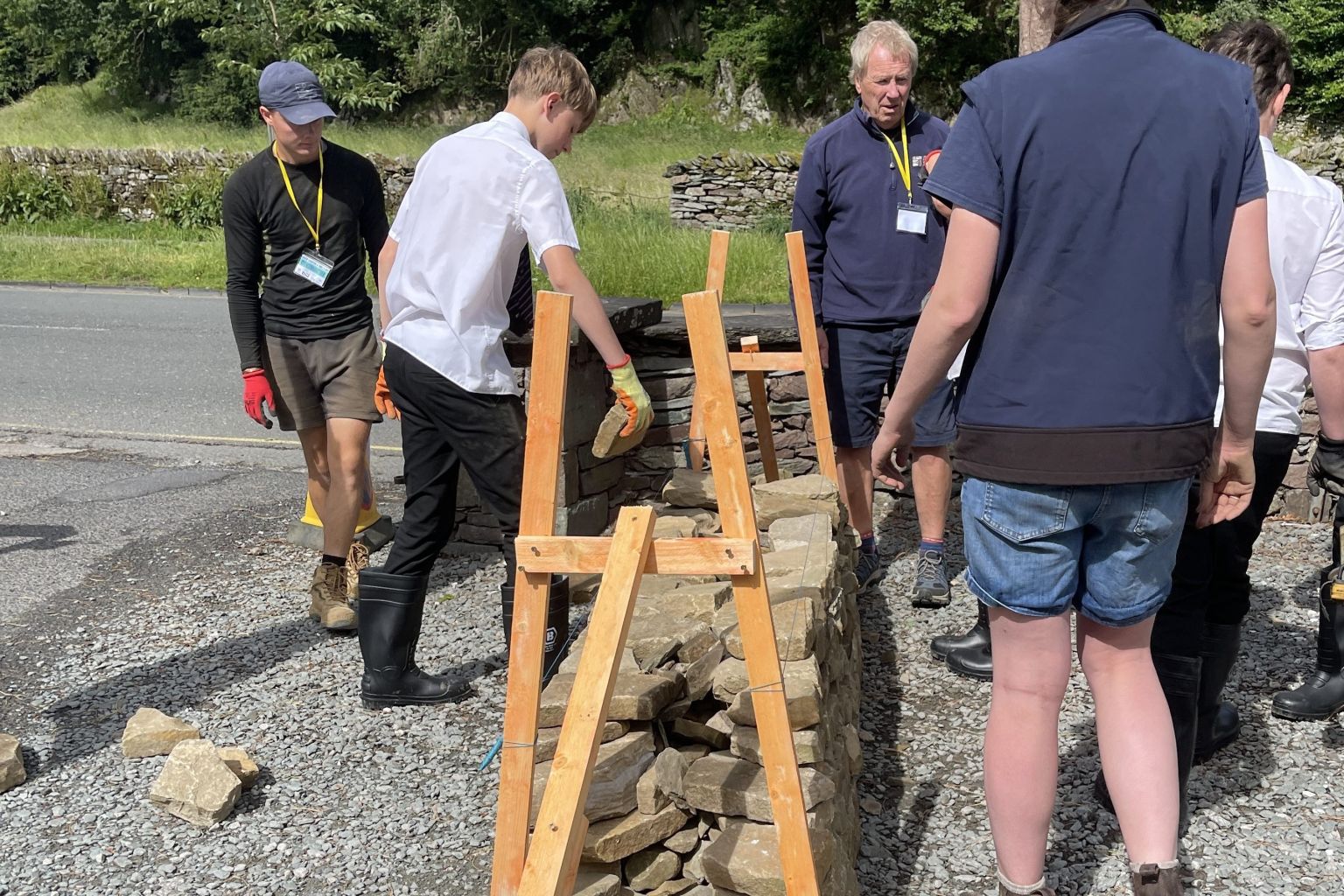 Drystone walling