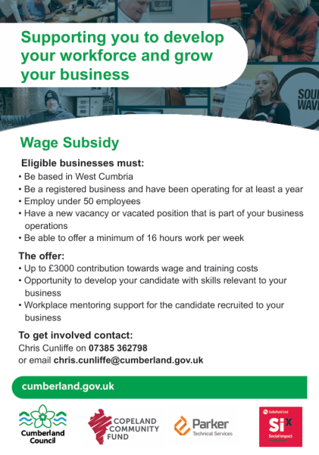 Wage subsidy SS