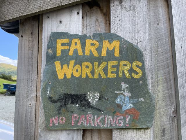 Farm Workers Sign Geneve Brand